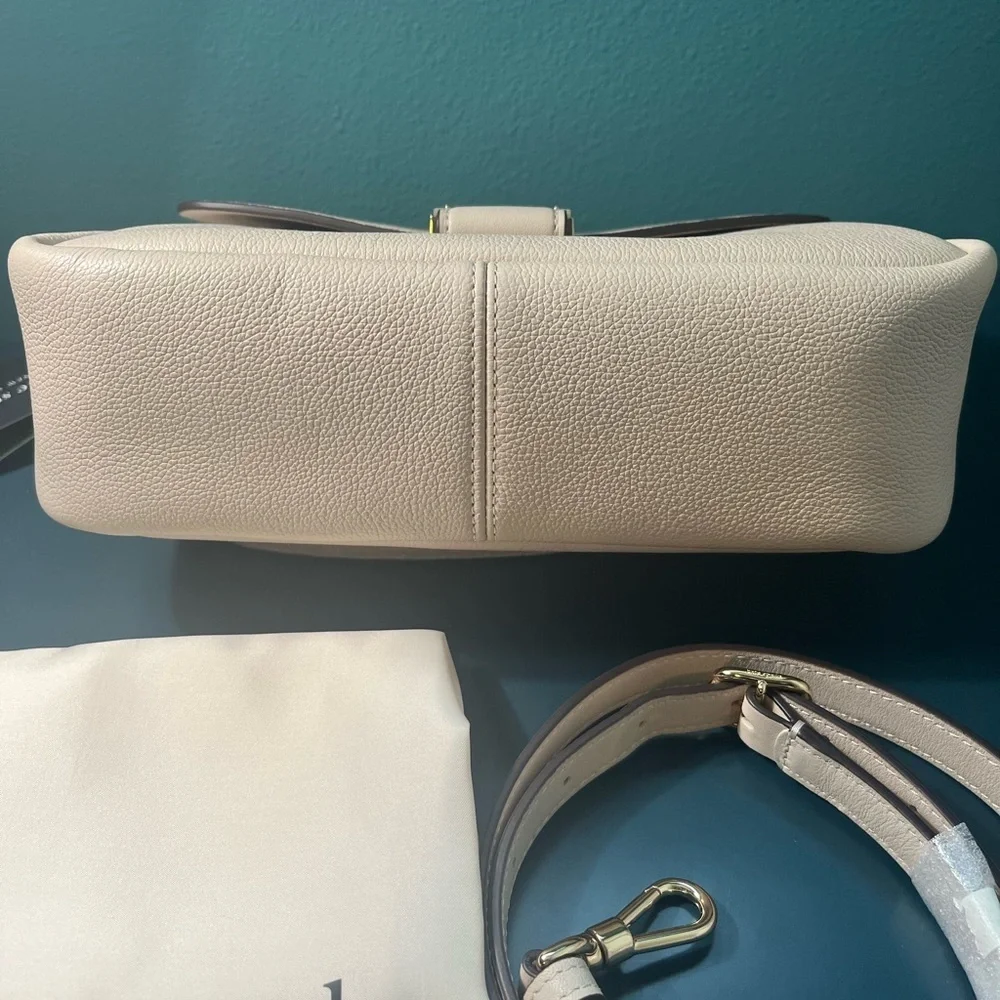 NWT Kate Spade Nouveau Pebbled Leather Flap Bag